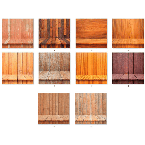 Kit Digital Imágenes Fondos Estantes Madera