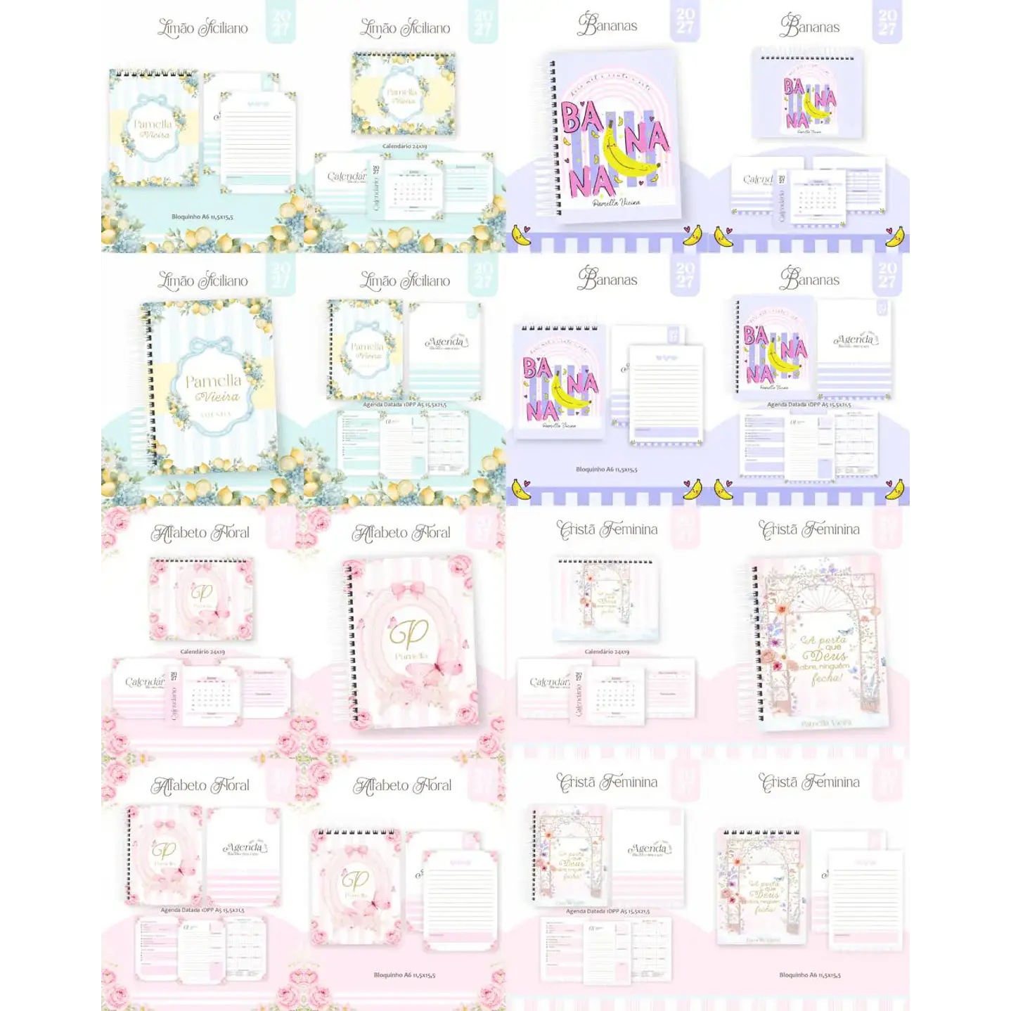 Mega Pack Encadernação 2027 Agendas e Planners  5
