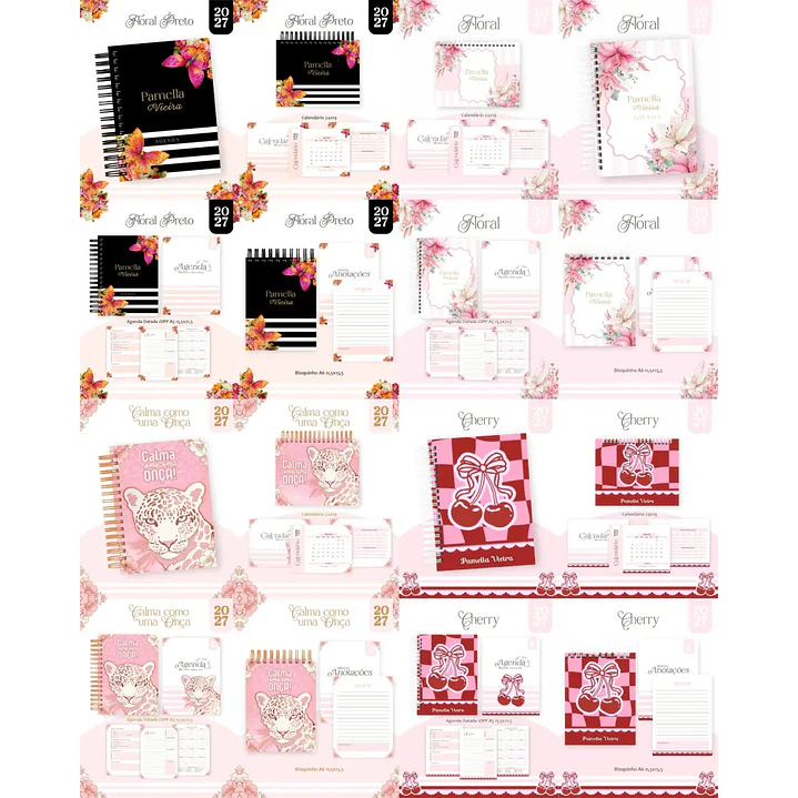 Mega Pack Encadernação 2027 Agendas e Planners  8