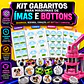 Pack +300 Artes para Bottons e Ímãs Personalizados - Miniatura 6