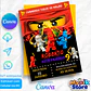 Convite Digital Ninjango Editável no Canva - Miniatura 1