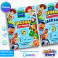 Convite Toy Story 5 Editável com Canva - Download Imediato  - Thumbnail 1