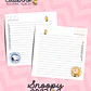 Kit Digital Encadernação Snoopy 2027 com Agendas e Planners - Thumbnail 7