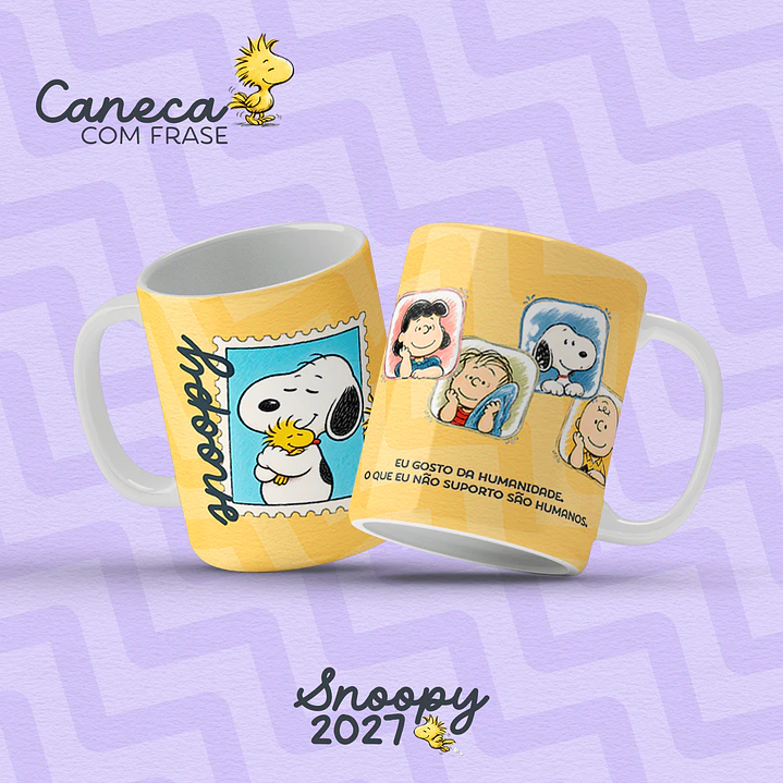Kit Digital Encadernação Snoopy 2027 com Agendas e Planners 8