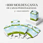 Pack com Mais de 1.100 Moldes Sacolas e Caixas Editáveis no Canva - Miniatura 5