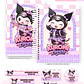 Kit Encadernação Kuromi Lovers 2027 – Volta às Aulas - Miniatura 6