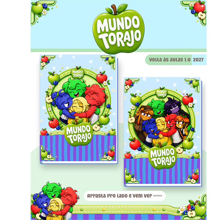Kit Encadernação Mundo Torajo 2027 – Volta às Aulas 5