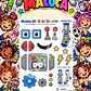 Pack 30 Moldes de Meia Maluca em PDF e PNG - Miniatura 8
