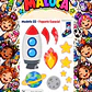 Pack 30 Moldes de Meia Maluca em PDF e PNG - Miniatura 10