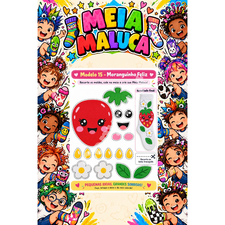 Pack 30 Moldes de Meia Maluca em PDF e PNG 22