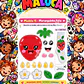 Pack 30 Moldes de Meia Maluca em PDF e PNG - Miniatura 22