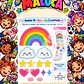 Pack 30 Moldes de Meia Maluca em PDF e PNG - Miniatura 26