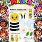 Pack 30 Moldes de Meia Maluca em PDF e PNG - Miniatura 27