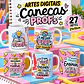 Artes para Canecas Dia do Professor em PNG - Thumbnail 1