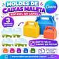 Molde de Caixa Maleta Editável no Canva - Miniatura 1