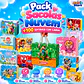 Pack Sacolas Nuvem +100 Modelos Editáveis no Canva - Miniatura 1