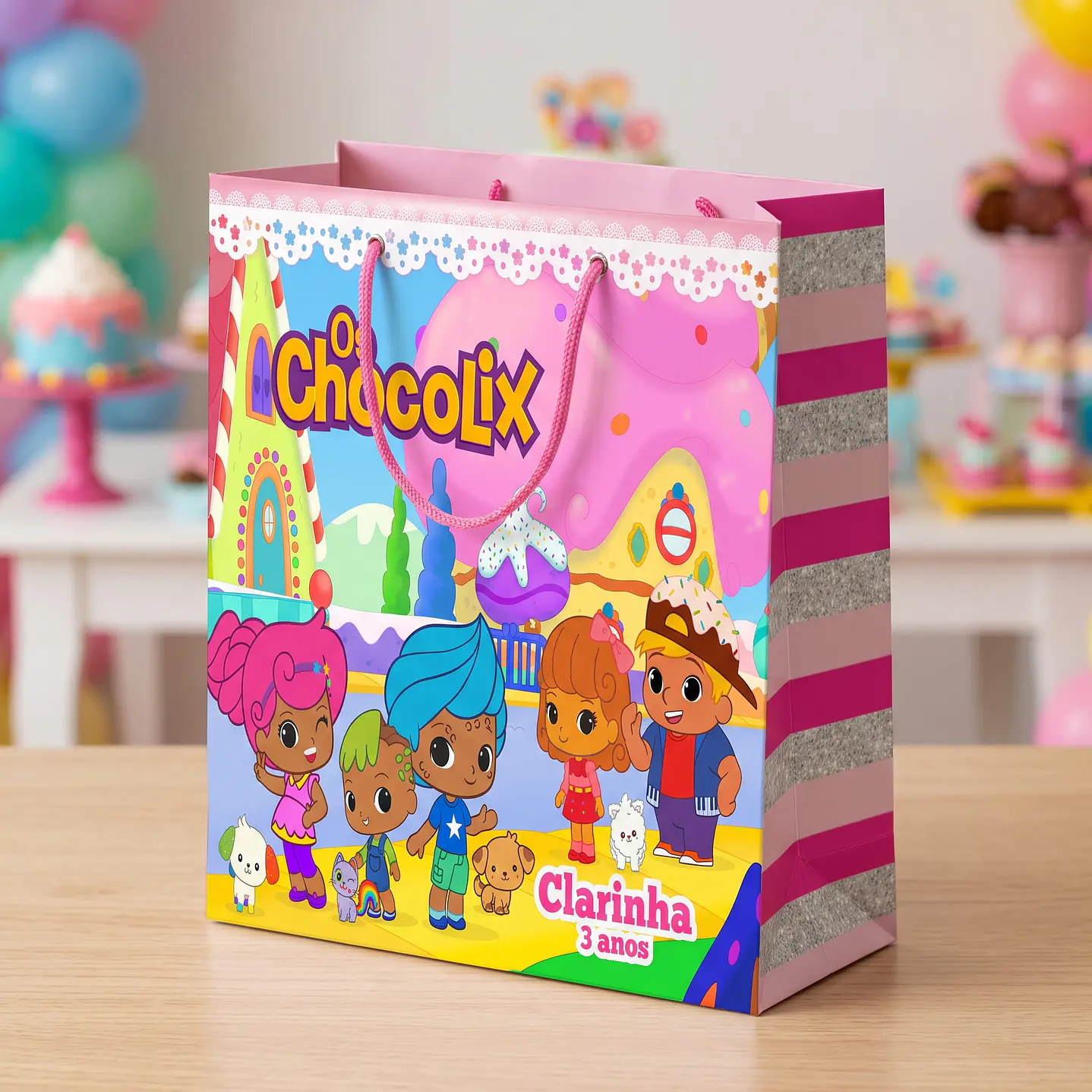 Tema infantil rosa
