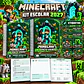 Kit Encadernação Minecraft 2027 – Volta às Aulas - Miniatura 1