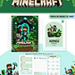 Kit Encadernação Minecraft 2027 – Volta às Aulas - Miniatura 9