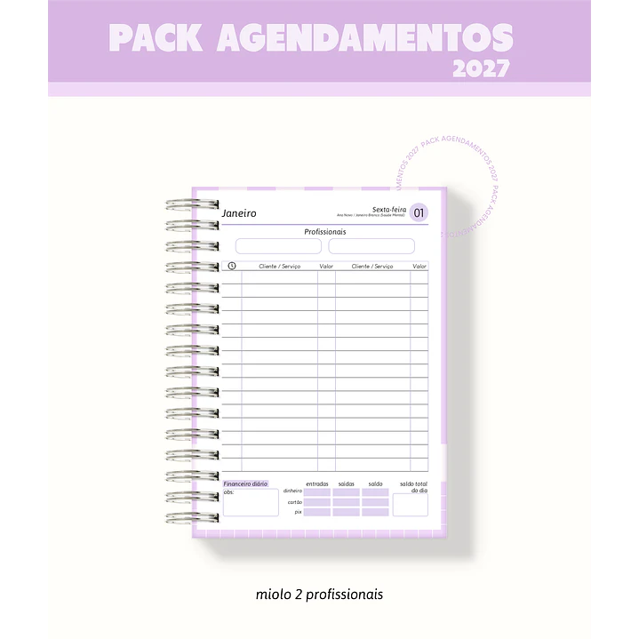 Combo de Agendamentos 2027 com Miolos em PDF 19