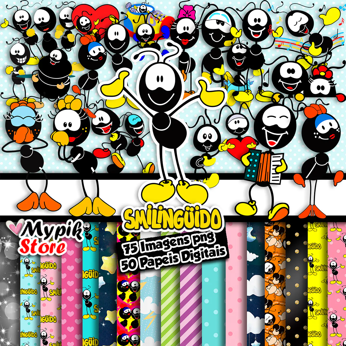 Super Kit Digital Imagens Smilinguido 2
