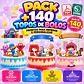 Pack +140 Topos de Bolos em PDF e Studio para Imprimir - Miniatura 1