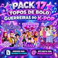 Pack 17 Topos de Bolo Guerreiras do K-Pop - Silhouette Studio - Miniatura 2