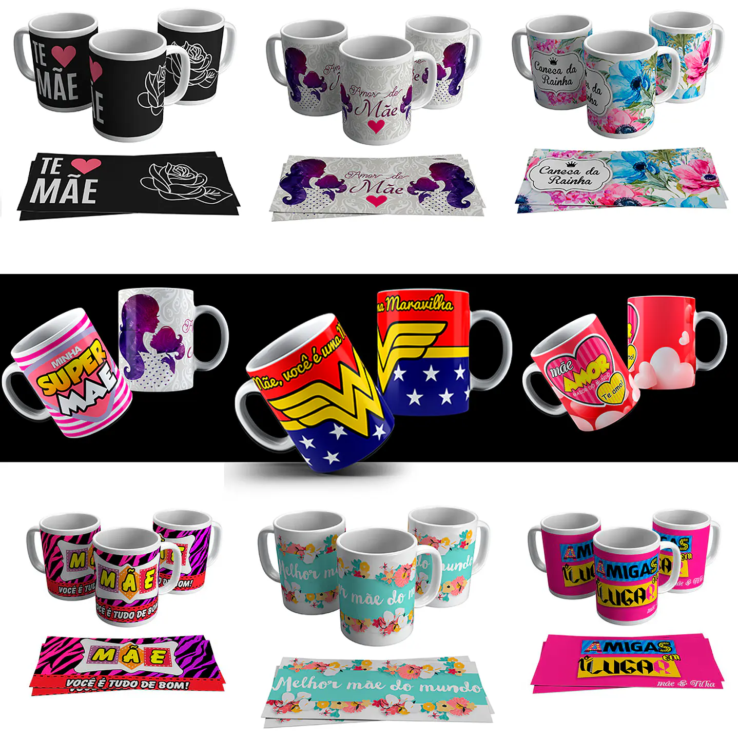 Kit Digital 180 Artes Día de la Madre para Tazas 3