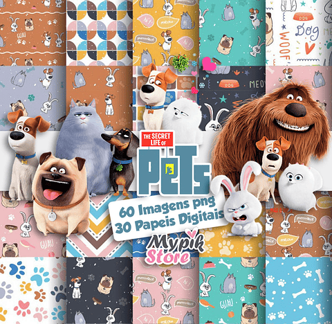 Super Kit Digital Pets la Vida Secreta de las Mascotas