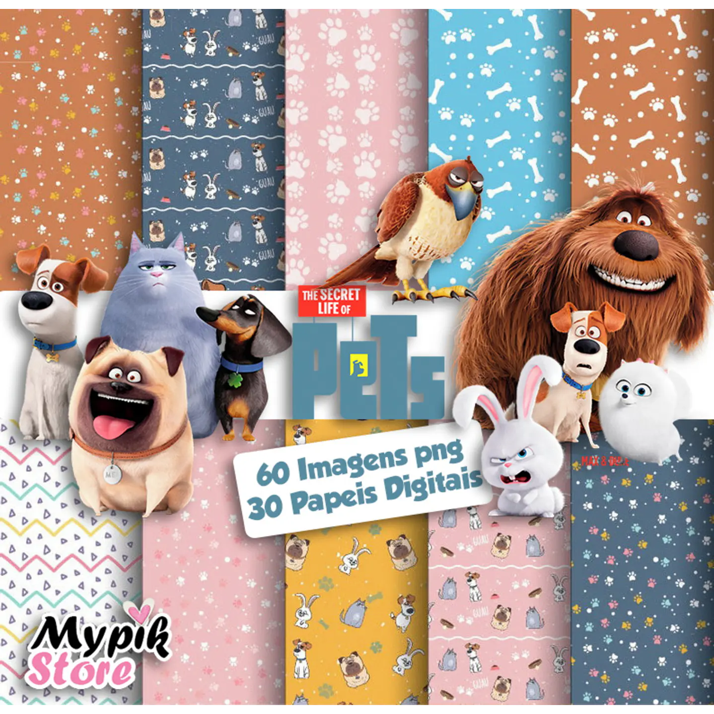 Super Kit Digital Pets la Vida Secreta de las Mascotas 2