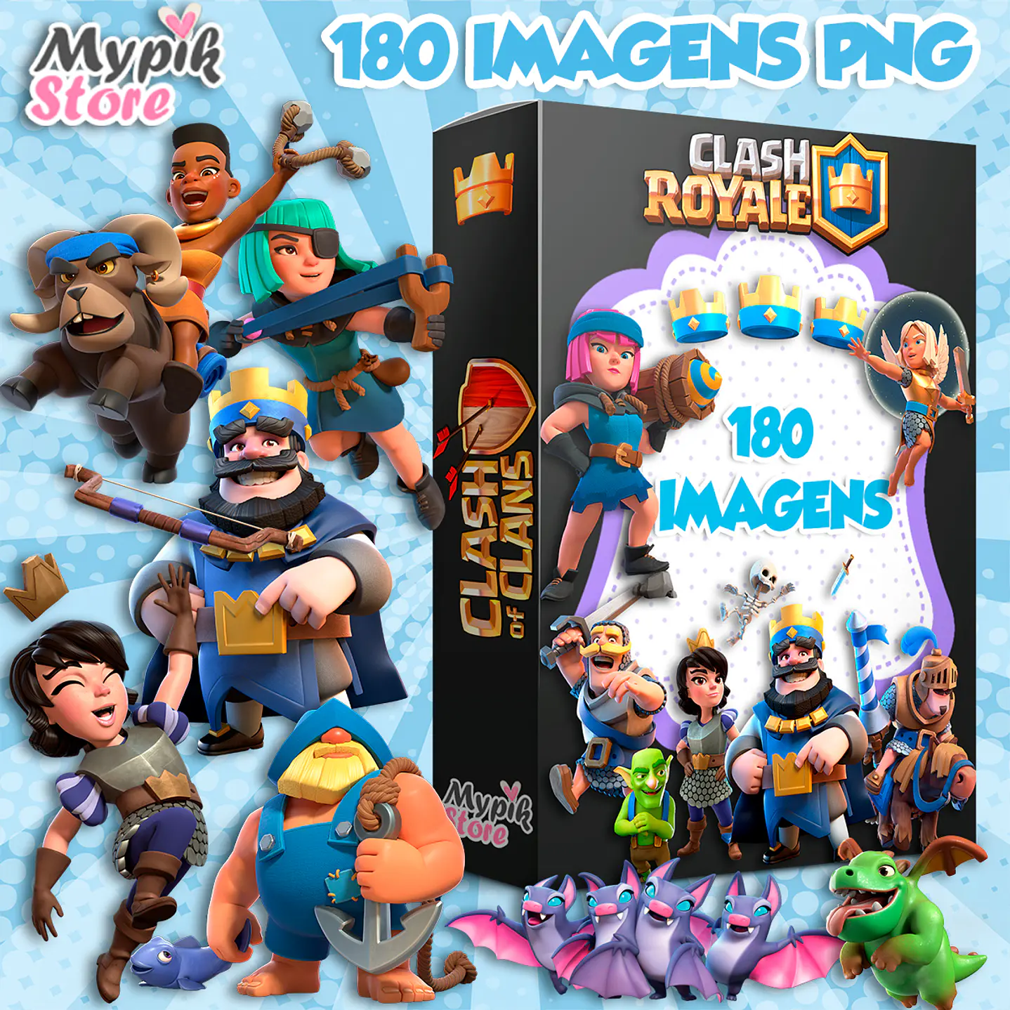 Súper Kit Digital Clash Royale y Clash of Clans 1