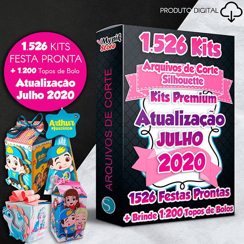 Mega Pack Digital Party Ready Kits - Archivos de corte de silueta