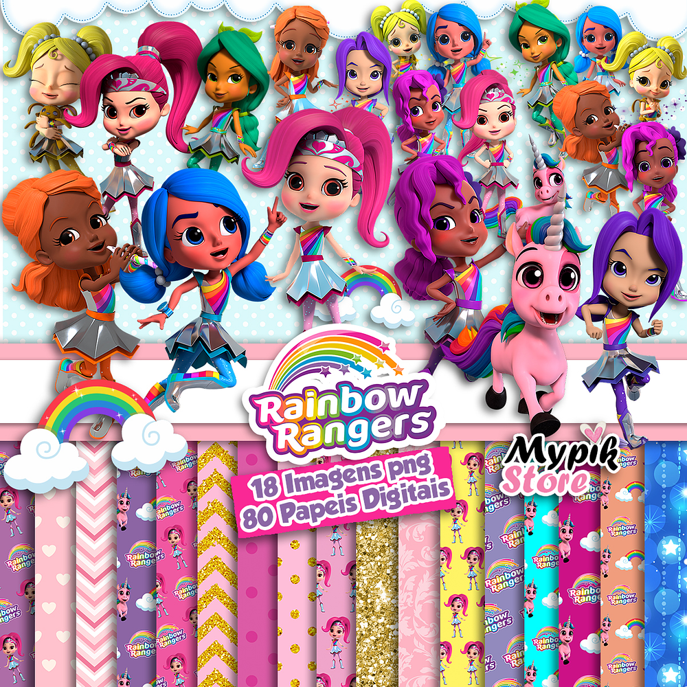 Kit Digital Rainbow Rangers 