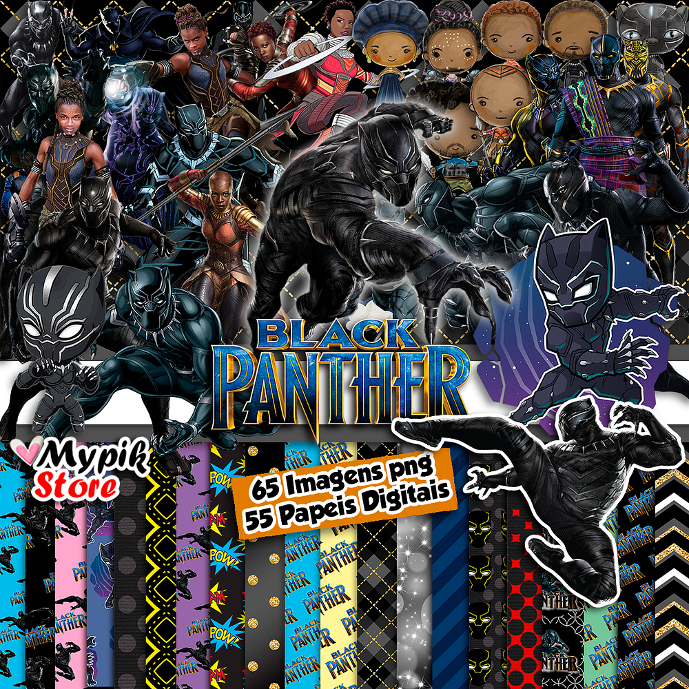 Super Kit Digital Pantera Negra