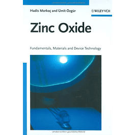 Zinc Oxide: Fundamentals, Materials and Device Technology
