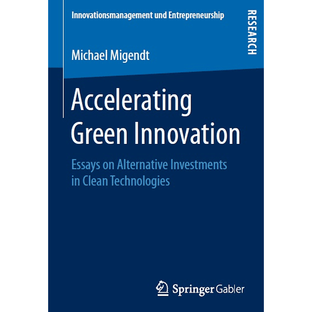 Accelerating Green Innovation: Essays on Alternative Investments in Clean Technologies