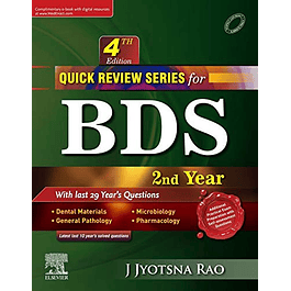 QRS for BDS 2nd Year: Last 25 year's Questions 