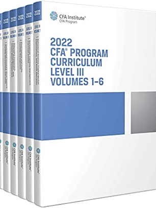 2022 CFA Program Curriculum Level III Box Set