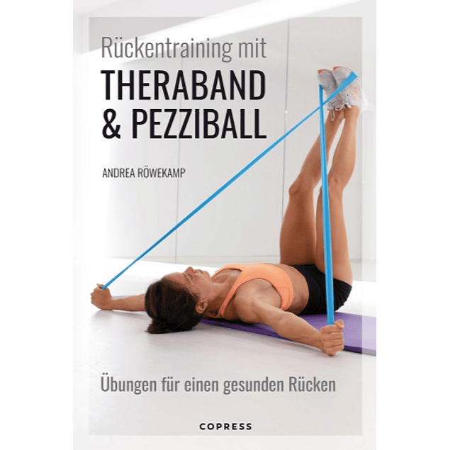 Rückentraining mit Theraband und Pezziball. Übungen für einen gesunden Rücken