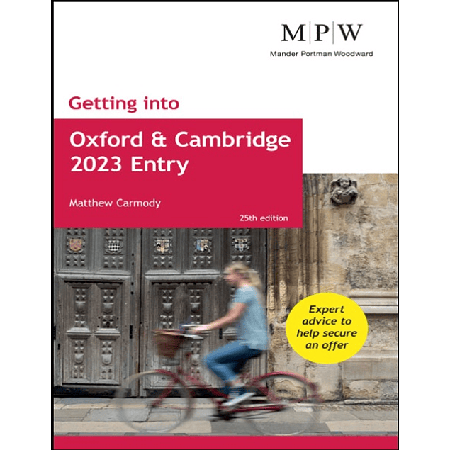 Getting into Oxford and Cambridge 2023 Entry 