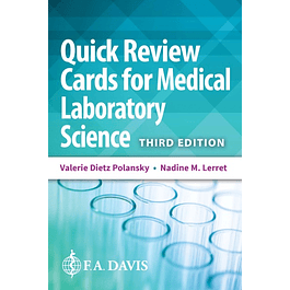 Quick Review Cards for Medical Laboratory Science