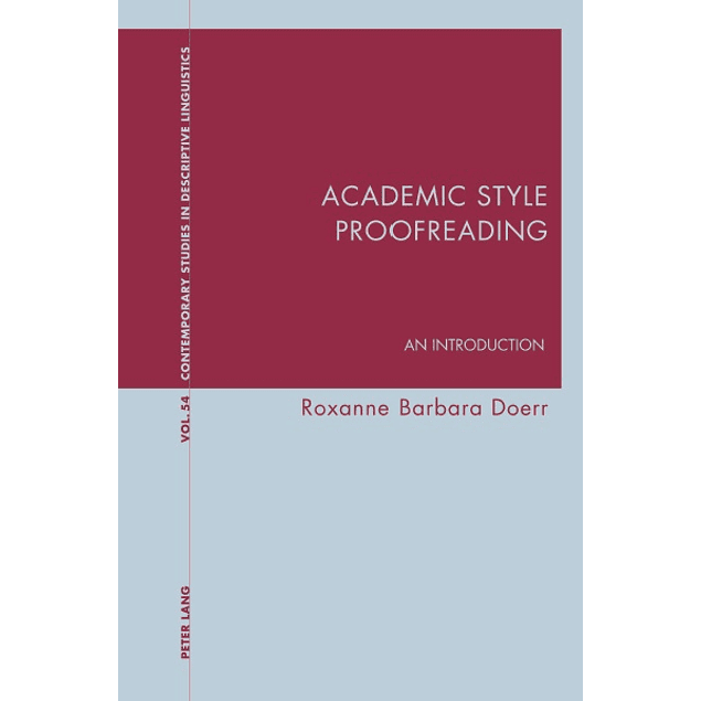 Academic Style Proofreading