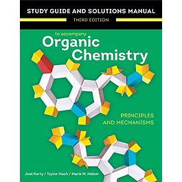Study Guide and Solutions Manual for Organic Chemistry