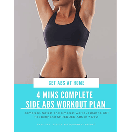 4 Minutes STANDING ABS WORKOUT to Get Ab Lines & Slim Waist (No Equipment Needed)