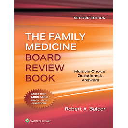 Family Medicine Board Review Book: Multiple Choice Questions & Answers 