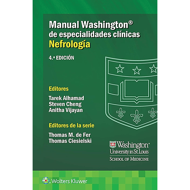 Manual Washington de especialidades clinicas. Nefrologia: Nefrología/ Nephrology