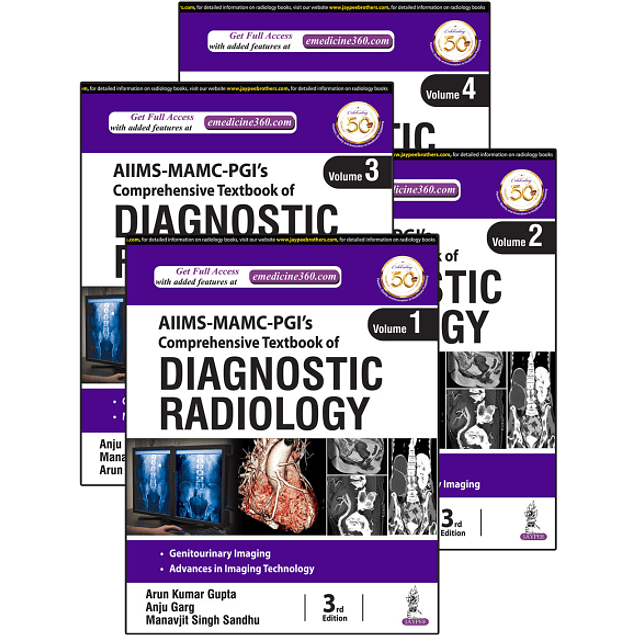 AIIMS-MAMC-PGI’s Comprehensive Textbook of Diagnostic Radiology (4 Volume Set)
