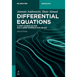 Differential Equations: A First Course on ODE and a Brief Introduction to PDE