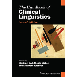 The Handbook of Clinical Linguistics 2nd Edition