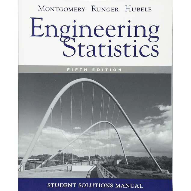 Manual Engineering Statistics Student Solutions 5th Edition 